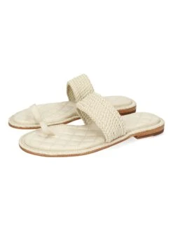 MELVIN & HAMILTON Leren Teenslippers "Sandra 47" Crème -Gstar Kleding Winkel melvin and hamilton leren teenslippers sandra 47 creme 5