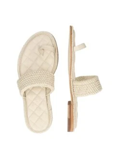 MELVIN & HAMILTON Leren Teenslippers "Sandra 47" Crème -Gstar Kleding Winkel melvin and hamilton leren teenslippers sandra 47 creme 6