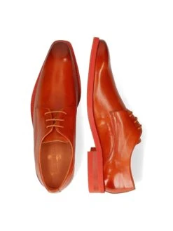 MELVIN & HAMILTON Leren Veterschoenen "Lance 24" Oranje -Gstar Kleding Winkel melvin and hamilton leren veterschoenen lance 24 oranje 5