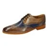 MELVIN & HAMILTON Leren Veterschoenen "Martin 15" Bruin/blauw -Gstar Kleding Winkel melvin and hamilton leren veterschoenen martin 15 bruin blauw