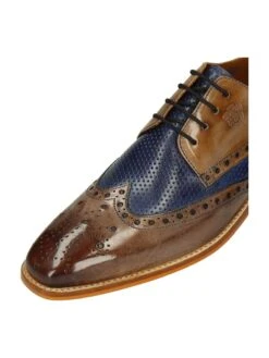 MELVIN & HAMILTON Leren Veterschoenen "Martin 15" Bruin/blauw -Gstar Kleding Winkel melvin and hamilton leren veterschoenen martin 15 bruin blauw 3