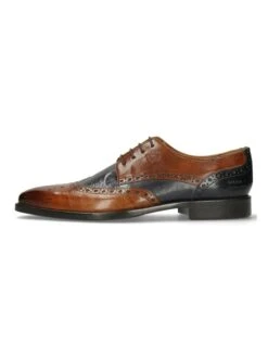 MELVIN & HAMILTON Leren Veterschoenen "Martin 15" Bruin/donkerblauw -Gstar Kleding Winkel melvin and hamilton leren veterschoenen martin 15 bruin donkerblauw 1