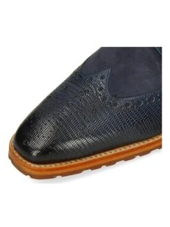 MELVIN & HAMILTON Leren Veterschoenen "Martin 15" Donkerblauw -Gstar Kleding Winkel melvin and hamilton leren veterschoenen martin 15 donkerblauw 3