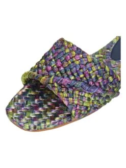 MELVIN & HAMILTON Slippers "Elodie 53" Blauw/geel/paars -Gstar Kleding Winkel melvin and hamilton slippers elodie 53 blauw geel paars 3