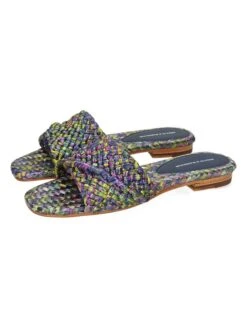 MELVIN & HAMILTON Slippers "Elodie 53" Blauw/geel/paars -Gstar Kleding Winkel melvin and hamilton slippers elodie 53 blauw geel paars 5