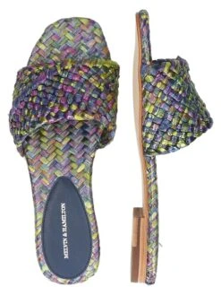 MELVIN & HAMILTON Slippers "Elodie 53" Blauw/geel/paars -Gstar Kleding Winkel melvin and hamilton slippers elodie 53 blauw geel paars 6