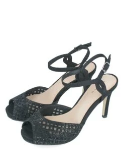 Menbur Peeptoes Zwart -Gstar Kleding Winkel menbur peeptoes zwart 1