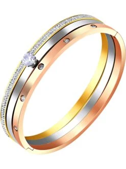 3-delige Set: Armbanden Met Kristallen -Gstar Kleding Winkel menthe a lo 3 delige set armbanden met kristallen 1