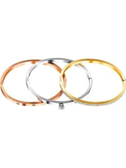 3-delige Set: Armbanden Met Kristallen -Gstar Kleding Winkel menthe a lo 3 delige set armbanden met kristallen 2