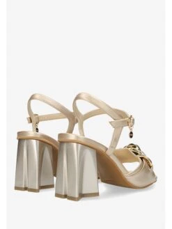 MEXX Haksandalen "Lauren" Goudkleurig -Gstar Kleding Winkel mexx haksandalen lauren goudkleurig 1