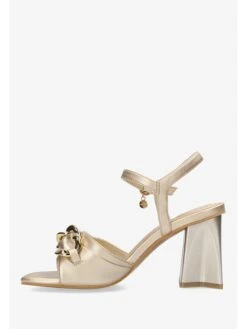 MEXX Haksandalen "Lauren" Goudkleurig -Gstar Kleding Winkel mexx haksandalen lauren goudkleurig 3