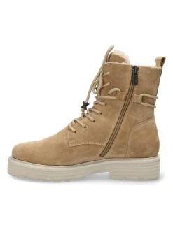 MEXX Leren Boots "Hilary" Beige -Gstar Kleding Winkel mexx leren boots hilary beige 1