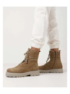 MEXX Leren Boots "Hilary" Beige -Gstar Kleding Winkel mexx leren boots hilary beige 6