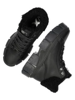 MEXX Leren Boots "Keyla" Zwart -Gstar Kleding Winkel mexx leren boots keyla zwart 3