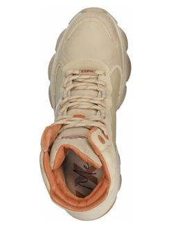 MEXX Leren Sneakers "Kim" Beige -Gstar Kleding Winkel mexx leren sneakers kim beige 2