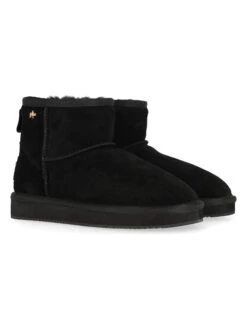 MEXX Leren Winterboots "Bobby Jane" Zwart -Gstar Kleding Winkel mexx leren winterboots bobby jane zwart 1