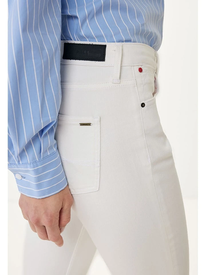 MEXX Spijkerbroek "Evy" - Flared Leg - Wit 6 MEXX Spijkerbroek "Evy" - Flared Leg - Wit - Afbeelding 4