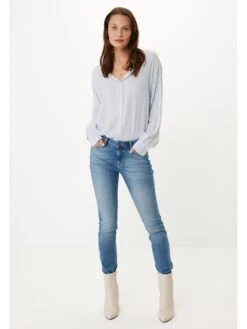 MEXX Spijkerbroek "Jenna" - Slim Fit - Blauw -Gstar Kleding Winkel mexx spijkerbroek jenna slim fit blauw 1