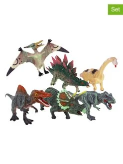 6-delige Set: Dinosaurussen - Vanaf 3 Jaar