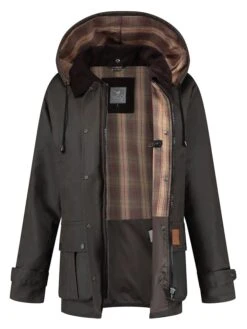 Tussenjas "Leeds" Donkerbruin -Gstar Kleding Winkel mgo leisure wear tussenjas leeds donkerbruin 1