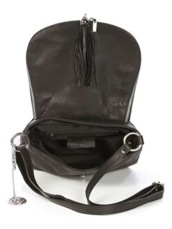 Leren Schoudertas "Bausan" Zwart - (B)27 X (H)20 X (D)5 Cm -Gstar Kleding Winkel mia tomazzi leren schoudertas bausan zwart b 27 x h 20 x d 5 cm 3