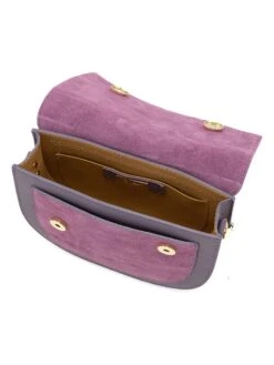 Leren Schoudertas "Gadames" Paars - (B)21 X (H)18 X (D)6 Cm -Gstar Kleding Winkel mia tomazzi leren schoudertas gadames paars b 21 x h 18 x d 6 cm 2