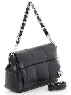 Leren Schoudertas "Garancetta" Zwart - (B)26 X (H)18 X (D)10 Cm -Gstar Kleding Winkel mia tomazzi leren schoudertas garancetta zwart b 26 x h 18 x d 10 cm 1