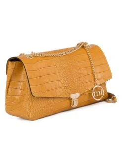 Leren Schoudertas "Marciano" Mosterdgeel - (B)25 X (H)16 X (D)8 Cm -Gstar Kleding Winkel mia tomazzi leren schoudertas marciano mosterdgeel b 25 x h 16 x d 8 cm 1