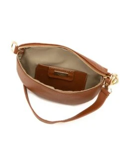 Leren Schoudertas "Perugino" Lichtbruin - (B)23 X (H)13 X (D)2 Cm -Gstar Kleding Winkel mia tomazzi leren schoudertas perugino lichtbruin b 23 x h 13 x d 2 cm 3