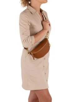 Leren Schoudertas "Perugino" Lichtbruin - (B)23 X (H)13 X (D)2 Cm -Gstar Kleding Winkel mia tomazzi leren schoudertas perugino lichtbruin b 23 x h 13 x d 2 cm 4