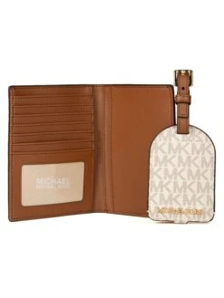 Michael Kors 2-delige Reisset Beige/lichtbruin -Gstar Kleding Winkel michael kors 2 delige reisset beige lichtbruin 1