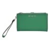 Michael Kors Leren Portemonnee Groen - (B)18,5 X (H)11 X (D)3 Cm -Gstar Kleding Winkel michael kors leren portemonnee groen b 18 5 x h 11 x d 3 cm