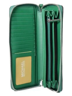Michael Kors Leren Portemonnee Groen - (B)21 X (H)9 X (D)4 Cm -Gstar Kleding Winkel michael kors leren portemonnee groen b 21 x h 9 x d 4 cm 1