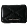 Michael Kors Leren Portemonnee Zwart - (B)11 X (H)8 X (D)3 Cm