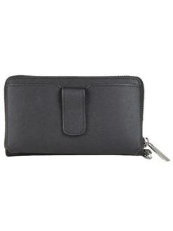 Michael Kors Leren Portemonnee Zwart - (B)18 X (H)10,5 X (D)3 Cm -Gstar Kleding Winkel michael kors leren portemonnee zwart b 18 x h 10 5 x d 3 cm 2