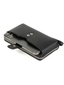 Michael Kors Leren Portemonnee Zwart - (B)18 X (H)10,5 X (D)3 Cm -Gstar Kleding Winkel michael kors leren portemonnee zwart b 18 x h 10 5 x d 3 cm 4