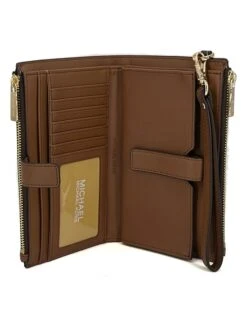 Michael Kors Portemonnee Bruin - (B)18,5 X (H)11 X (D)2 Cm -Gstar Kleding Winkel michael kors portemonnee bruin b 18 5 x h 11 x d 2 cm 3