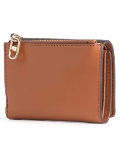 Michael Kors Portemonnee Grijs/lichtbruin - (B)12 X (H)8,5 X (D)3 Cm -Gstar Kleding Winkel michael kors portemonnee grijs lichtbruin b 12 x h 8 5 x d 3 cm 1