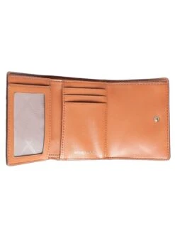 Michael Kors Portemonnee Grijs/lichtbruin - (B)12 X (H)8,5 X (D)3 Cm -Gstar Kleding Winkel michael kors portemonnee grijs lichtbruin b 12 x h 8 5 x d 3 cm 4