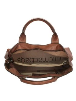 Leren Handtas Lichtbruin - (B)35 X (H)24,5 X (D)13 Cm -Gstar Kleding Winkel micmacbags leren handtas lichtbruin b 35 x h 24 5 x d 13 cm 5