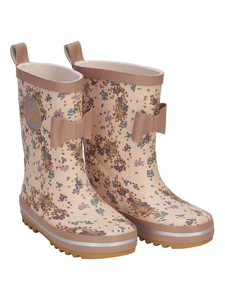 Mikk-Line Rubberlaarzen "3D Bow" Lichtroze 3 Mikk-Line Rubberlaarzen "3D Bow" Lichtroze