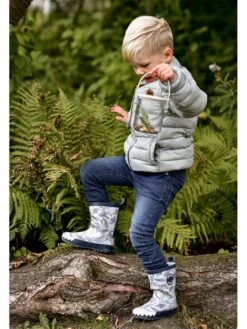 Mikk-Line Rubberlaarzen "3D Shark" Blauw -Gstar Kleding Winkel mikk line rubberlaarzen 3d shark blauw 3