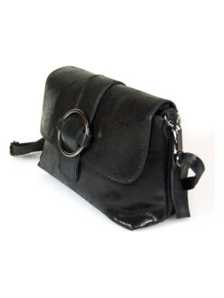 Leren Clutch "Ginestra" Zwart - (B)21 X (H)16 X (D)7 Cm -Gstar Kleding Winkel mila blu leren clutch ginestra zwart b 21 x h 16 x d 7 cm 1