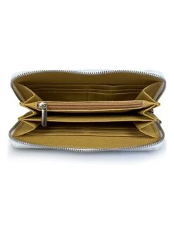 Leren Portemonnee "Rovere" Wit/groen - (B)20 X (H)11 X (D)2 Cm -Gstar Kleding Winkel mila blu leren portemonnee rovere wit groen b 20 x h 11 x d 2 cm 1