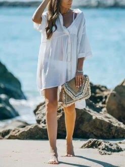 Tuniek Crème -Gstar Kleding Winkel milan kiss tuniek creme 2