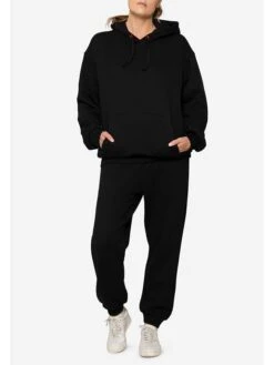 Voedingshoodie "Ida" Zwart