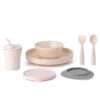 7-delige Set: "Little Foodie" Beige/lichtroze -Gstar Kleding Winkel miniware 7 delige set little foodie beige lichtroze