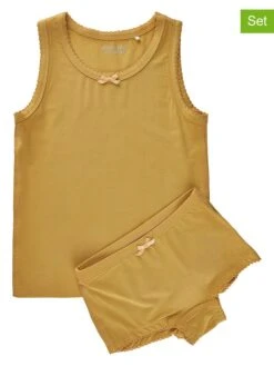 Minymo 2-delige Lingerieset Mosterdgeel