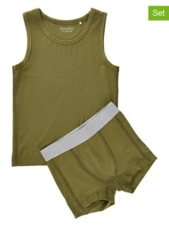 Minymo 2-delige Ondergoedset Kaki