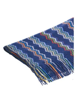 Missoni Sjaal Blauw - (L)180 X (B)45 Cm -Gstar Kleding Winkel missoni sjaal blauw l 180 x b 45 cm 1